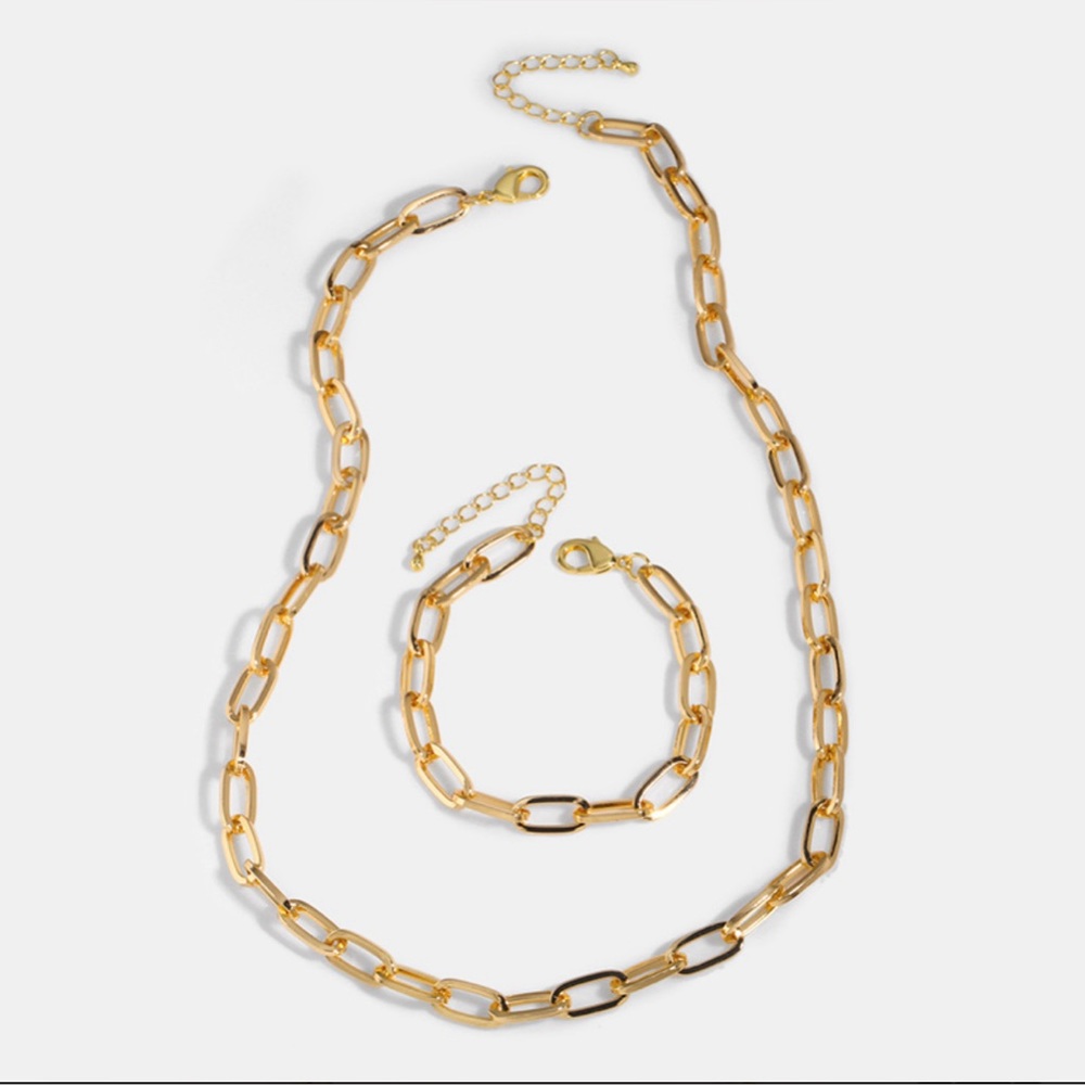 Paperclip Chain Necklace - Picture 10 of 11